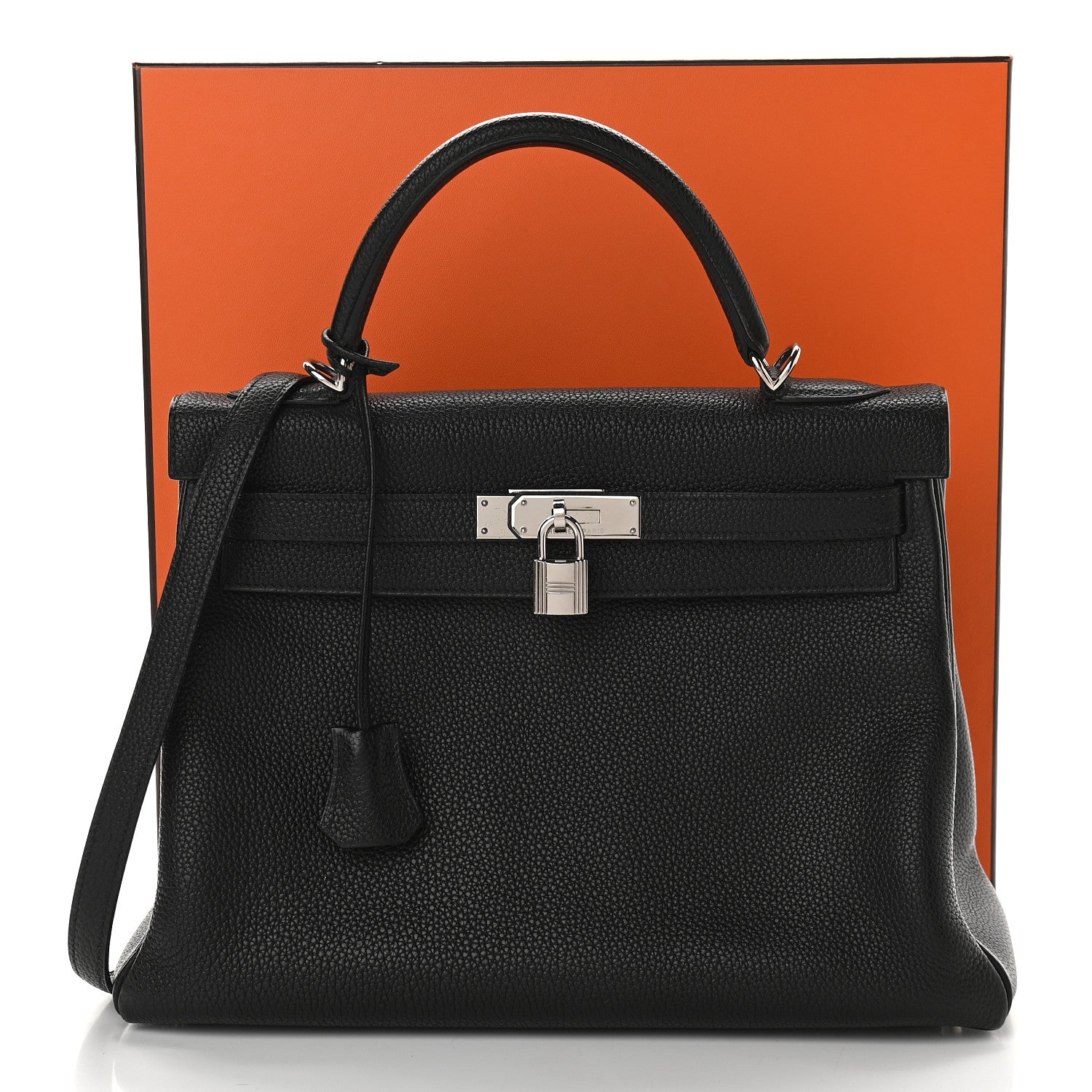 Hermes Togo Kelly Retourne 32 Black 11 of 11