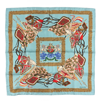 Gucci Silk Grand Uniforme Scarf 90 1 of 3