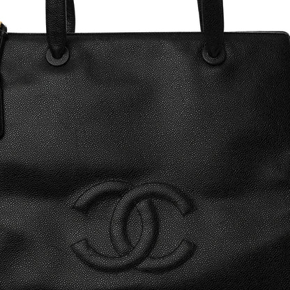 Chanel Caviar CC Tote Black 8 of 11