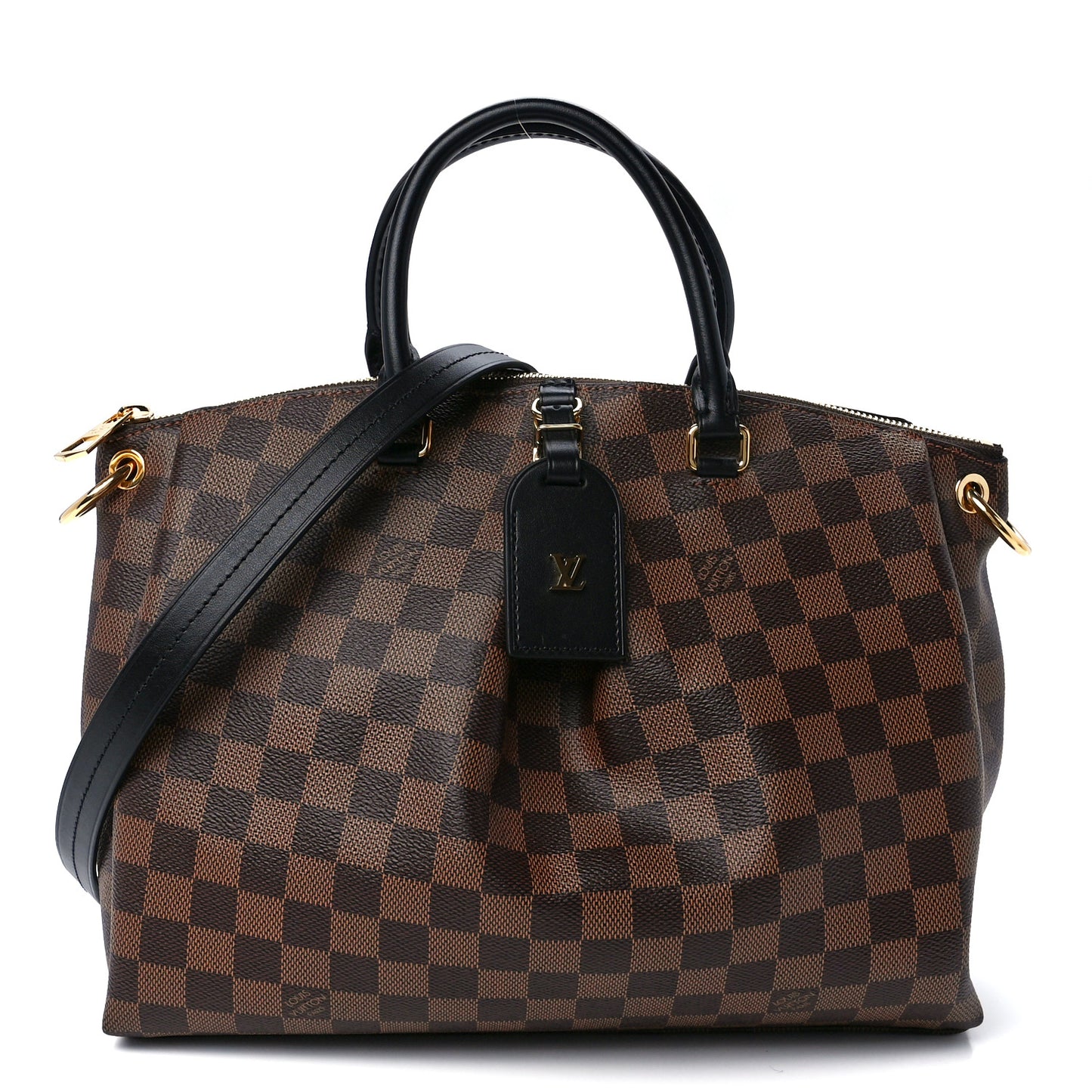 Damier Ebene Odeon Tote MM Black