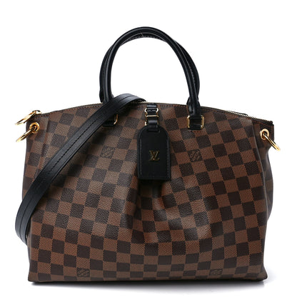 Louis Vuitton Damier Ebene Odeon Tote MM Black 1 of 9
