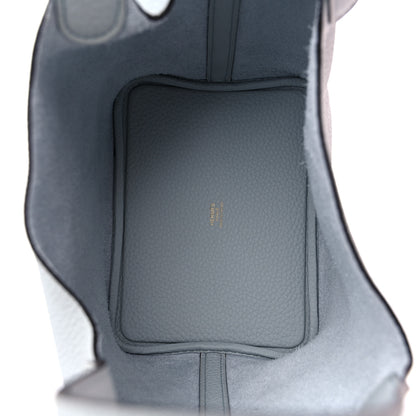 Hermes Taurillon Clemence Picotin Lock 18 PM Bleu Pale 5 of 10