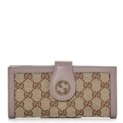 Gucci Monogram Scarlett Continental Wallet Beige 1 of 7