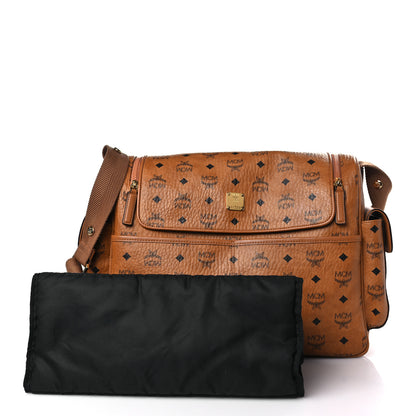 MCM Visetos Large Klassik Diaper Bag Cognac 1 of 9