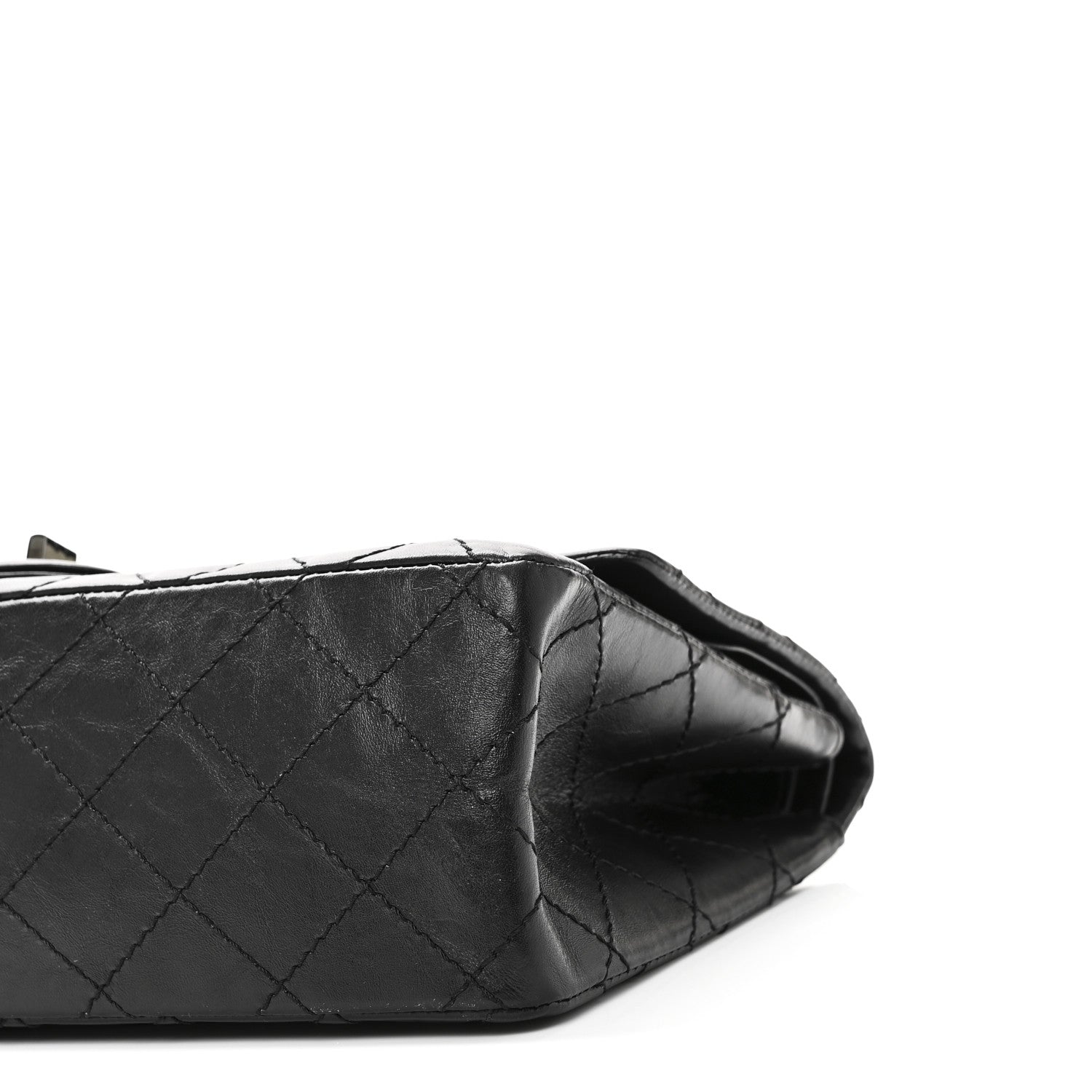 Chanel Aged Calfskin Quilted 2.55 Reissue 226 Flap So Black 10 of 10