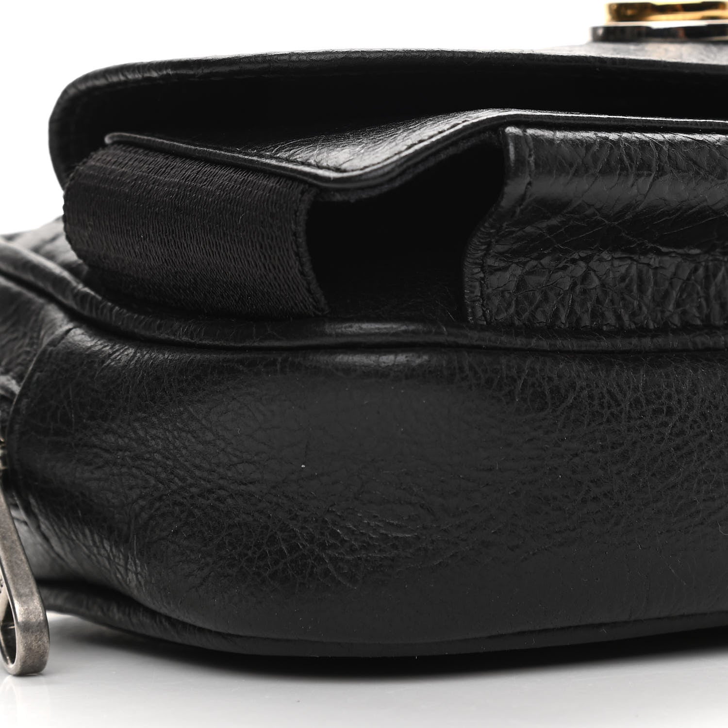 Gucci Fluffy Calfskin Mini Morpheus Belt Bag 90 36 Black 10 of 12