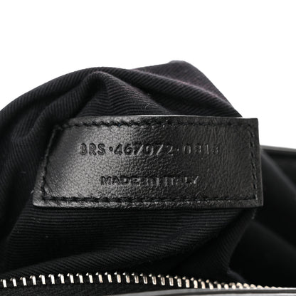 Saint Laurent Calfskin Y Quilted Monogram Toy Loulou Crossbody Bag Black 7 of 11