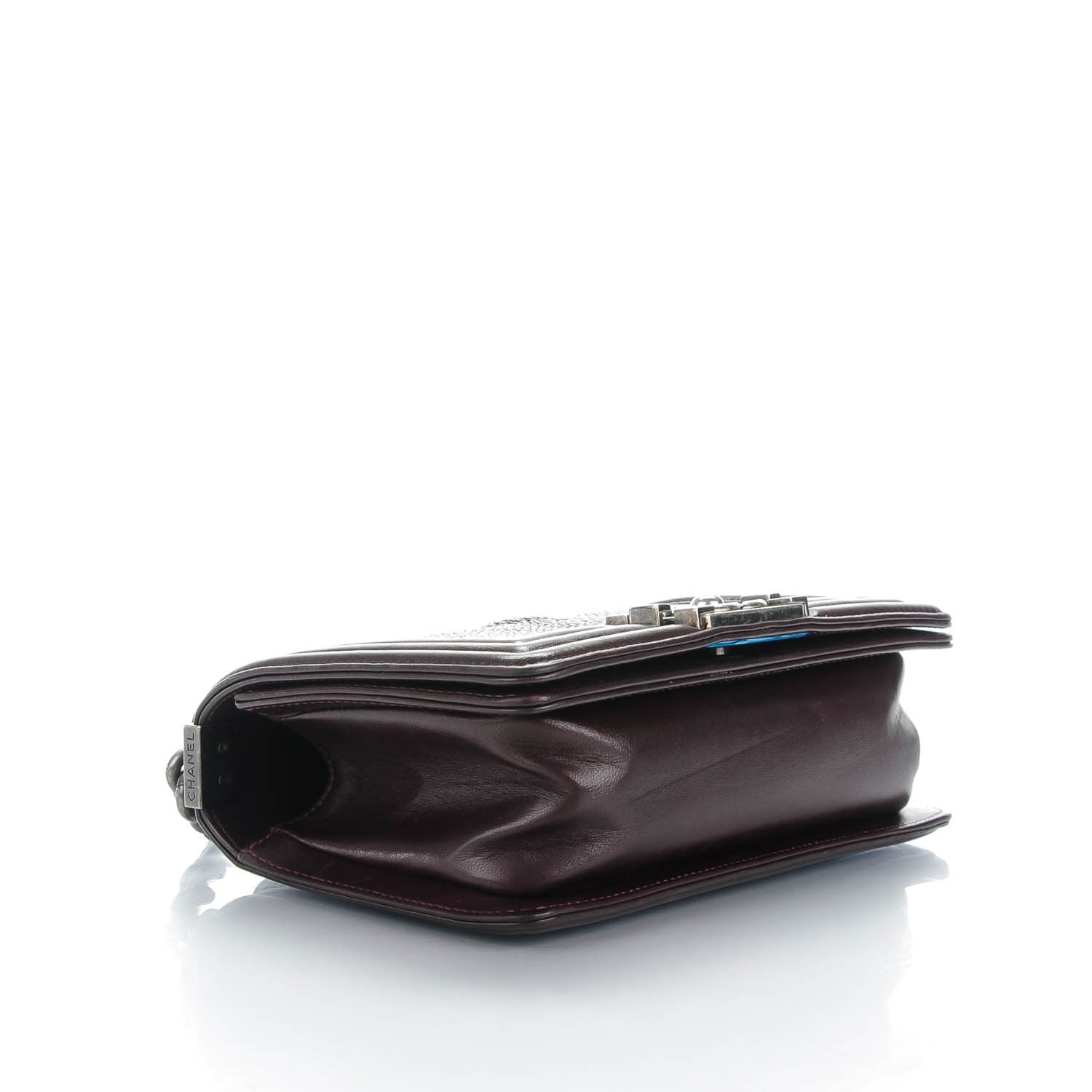 Chanel Galuchat Stingray Small Boy Flap Burgundy 6 of 15