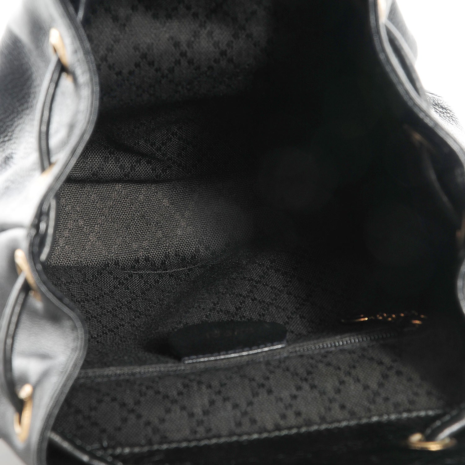 Gucci Leather Bamboo Backpack Black 5 of 8