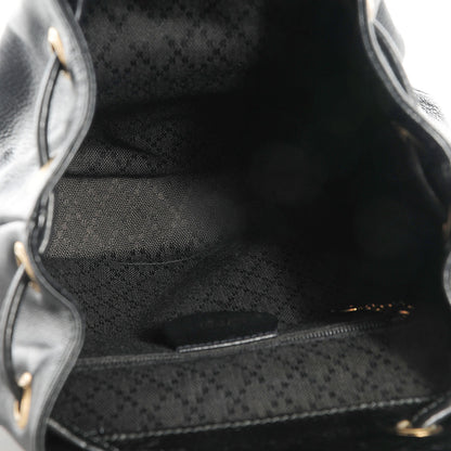 Gucci Leather Bamboo Backpack Black 5 of 8