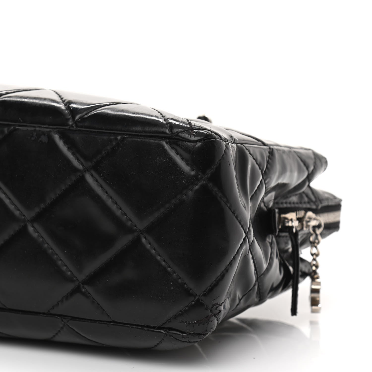 Chanel Vinyl Quilted In The Business Tote Black 10 of 17