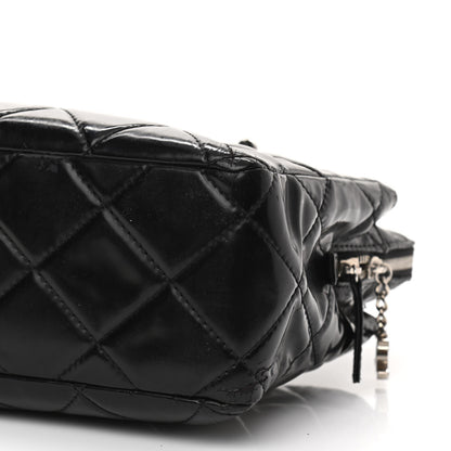 Chanel Vinyl Quilted In The Business Tote Black 10 of 17
