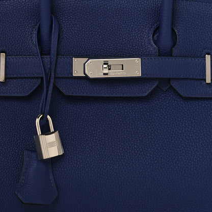 Hermes Togo Birkin 30 Bleu Encre 8 of 13