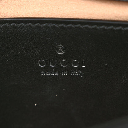 Gucci Calfskin Matelasse Mini GG Marmont Shoulder Bag Black 6 of 10