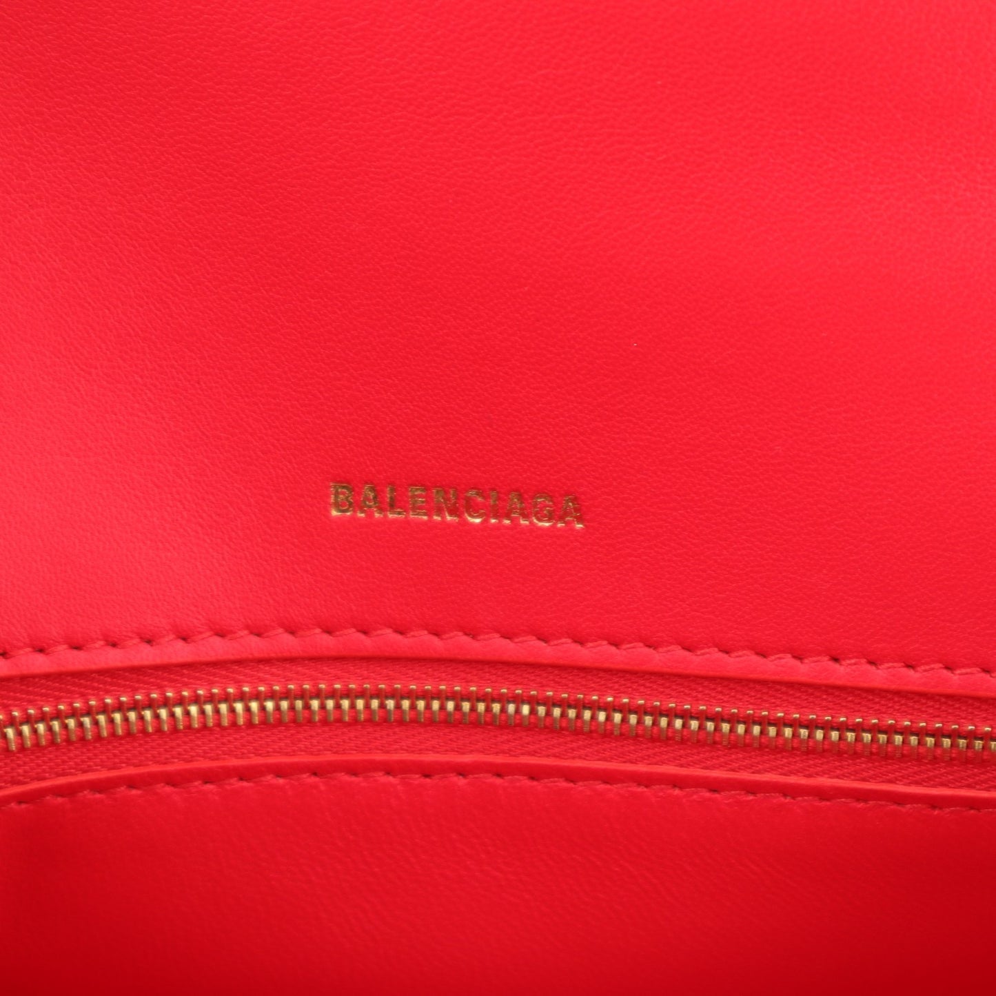 Shiny Box Calfskin Small Hourglass Top Handle Bag Bright Red