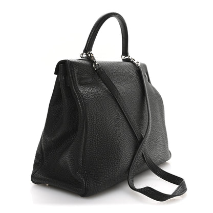 Hermes Fjord Kelly Retourne 35 Black 3 of 12