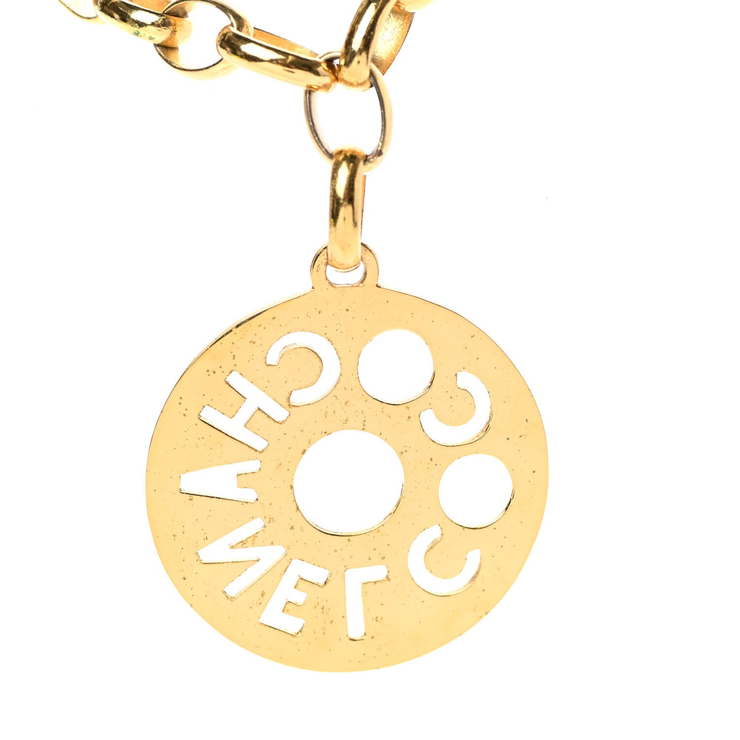 Chanel Oversized Coco Chanel Pendant Necklace Gold 7 of 7