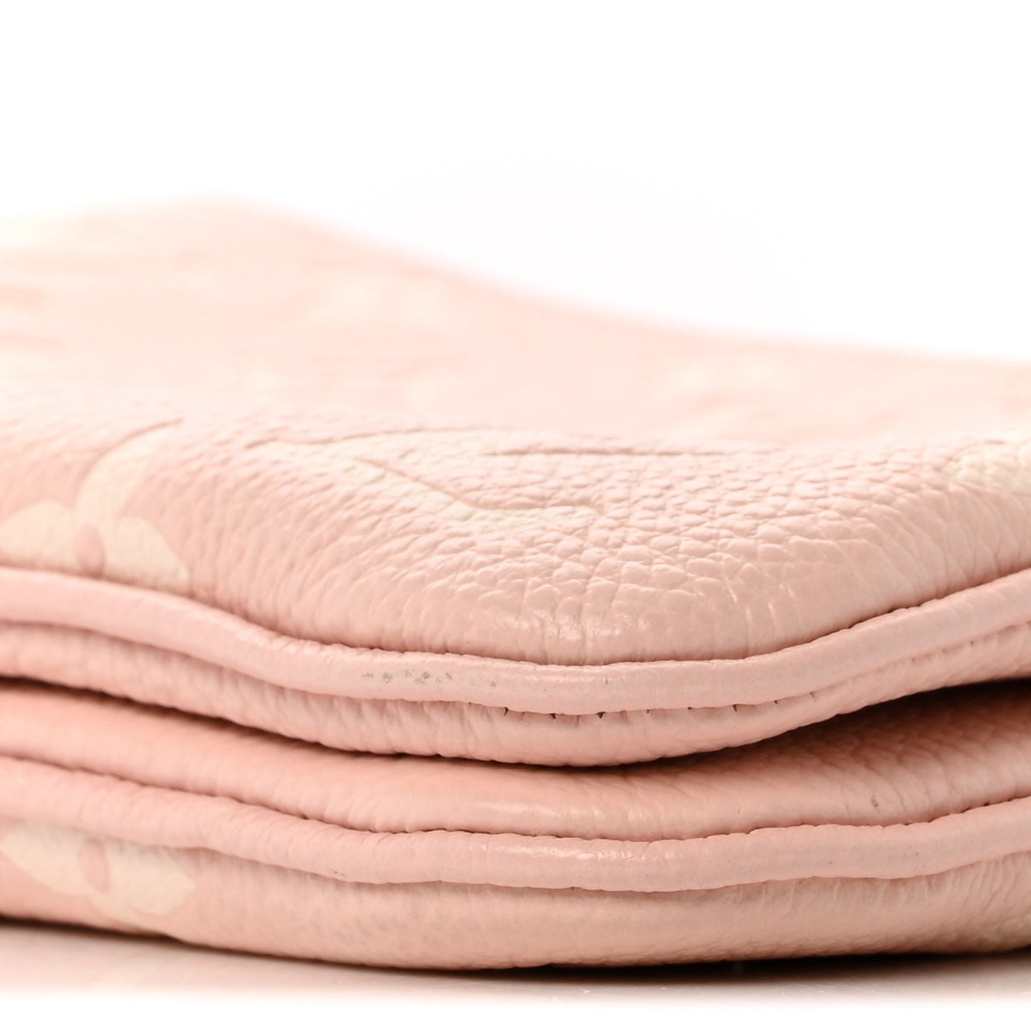 Empreinte Monogram Double Zip Pochette Rose