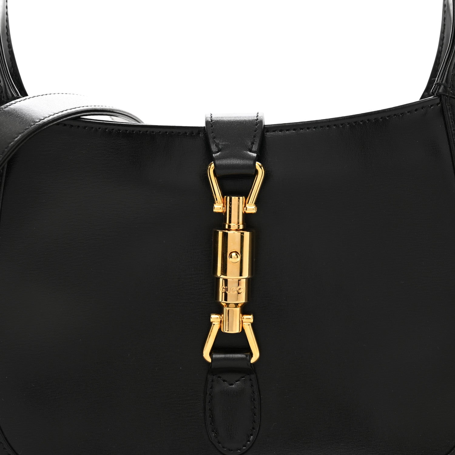 Gucci Boarded Dyana Lux Calfskin Small Jackie 1961 Hobo Black 5 of 11