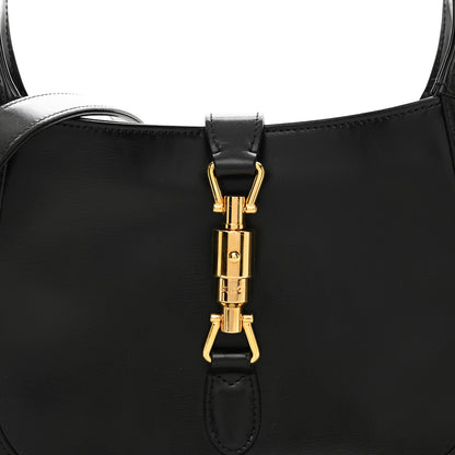 Gucci Boarded Dyana Lux Calfskin Small Jackie 1961 Hobo Black 5 of 11
