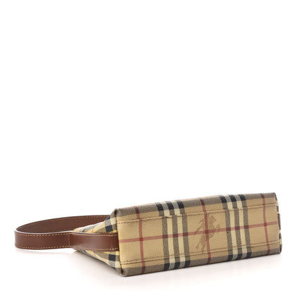 Burberry Haymarket Check Shoulder Bag Brown 4 of 10