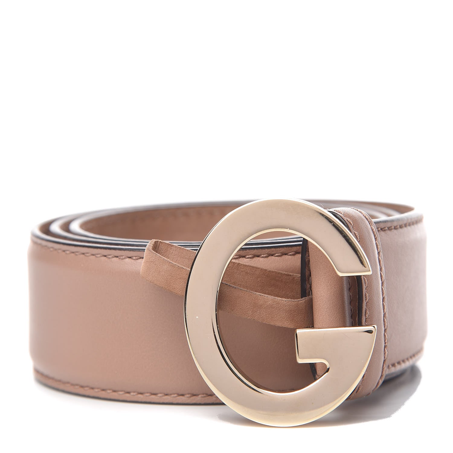 Gucci Calfskin G Belt 80 32 Rose Beige 1 of 8