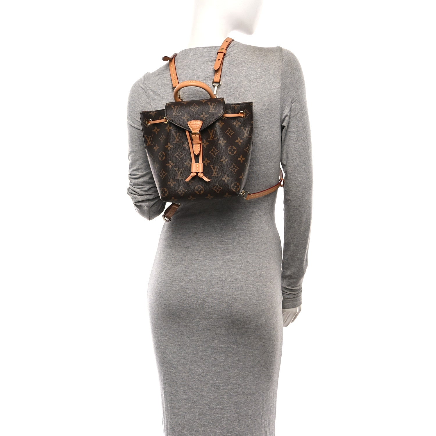 Louis Vuitton Monogram Montsouris BB Backpack Natural 2 of 11
