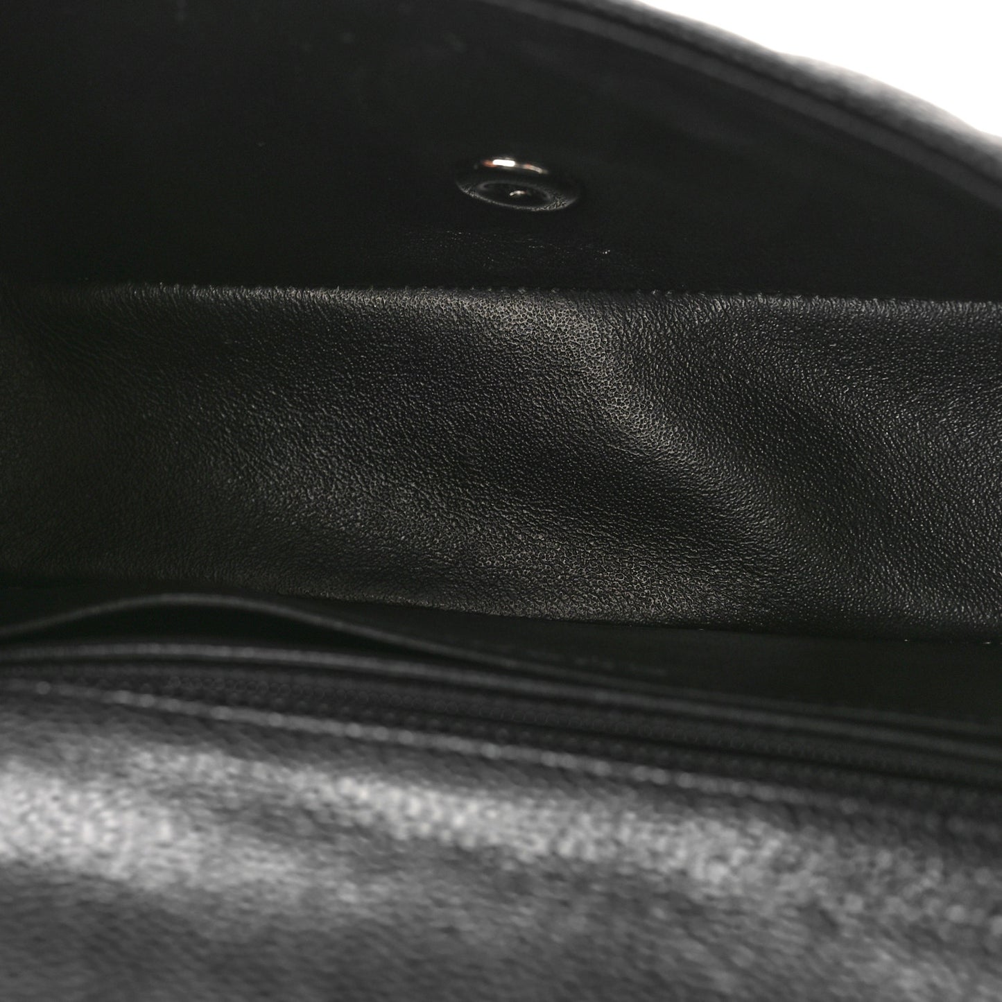 Caviar Quilted Mini Rectangular Flap Black
