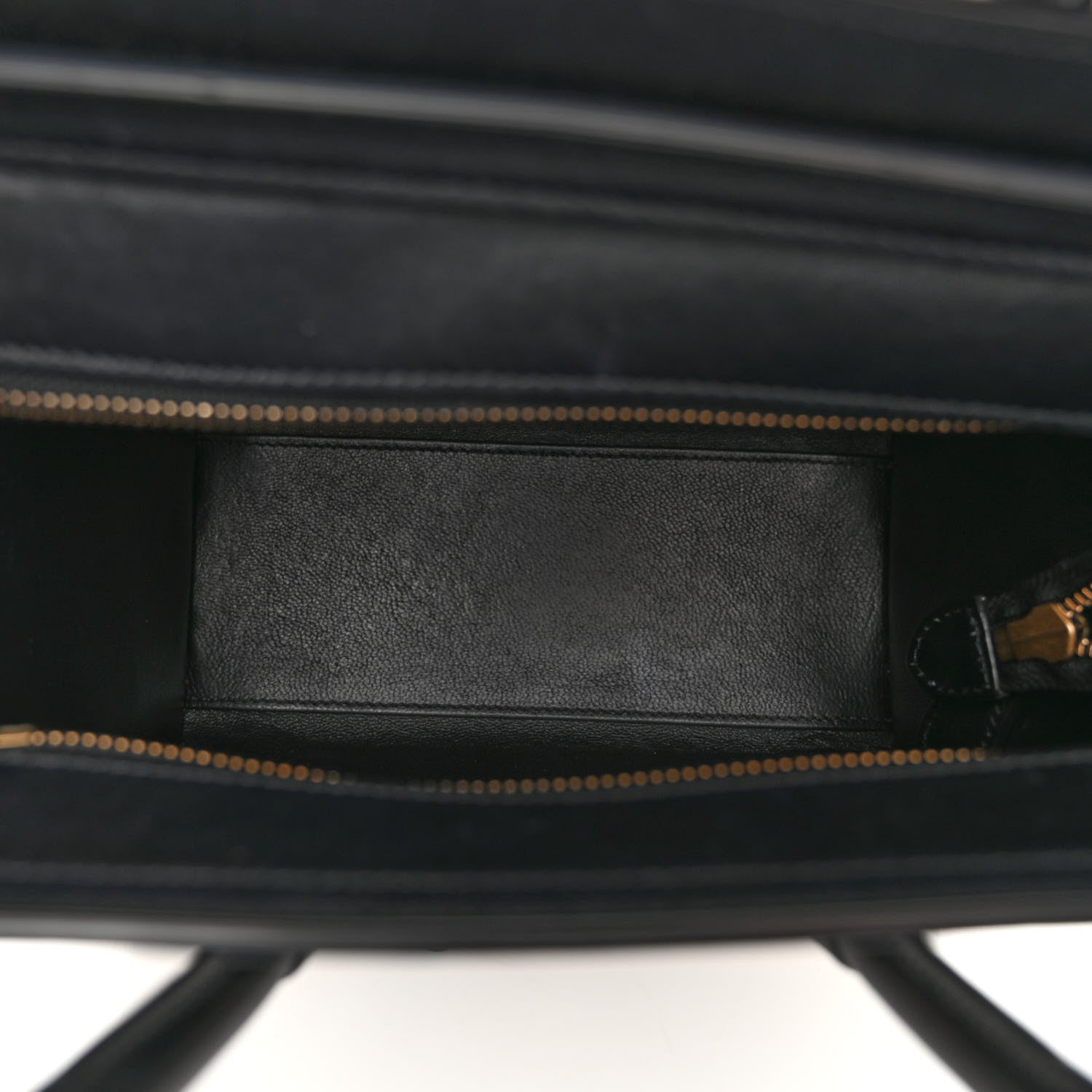 Celine Drummed Calfskin Nano Tri-Color Luggage Antarctic 5 of 9