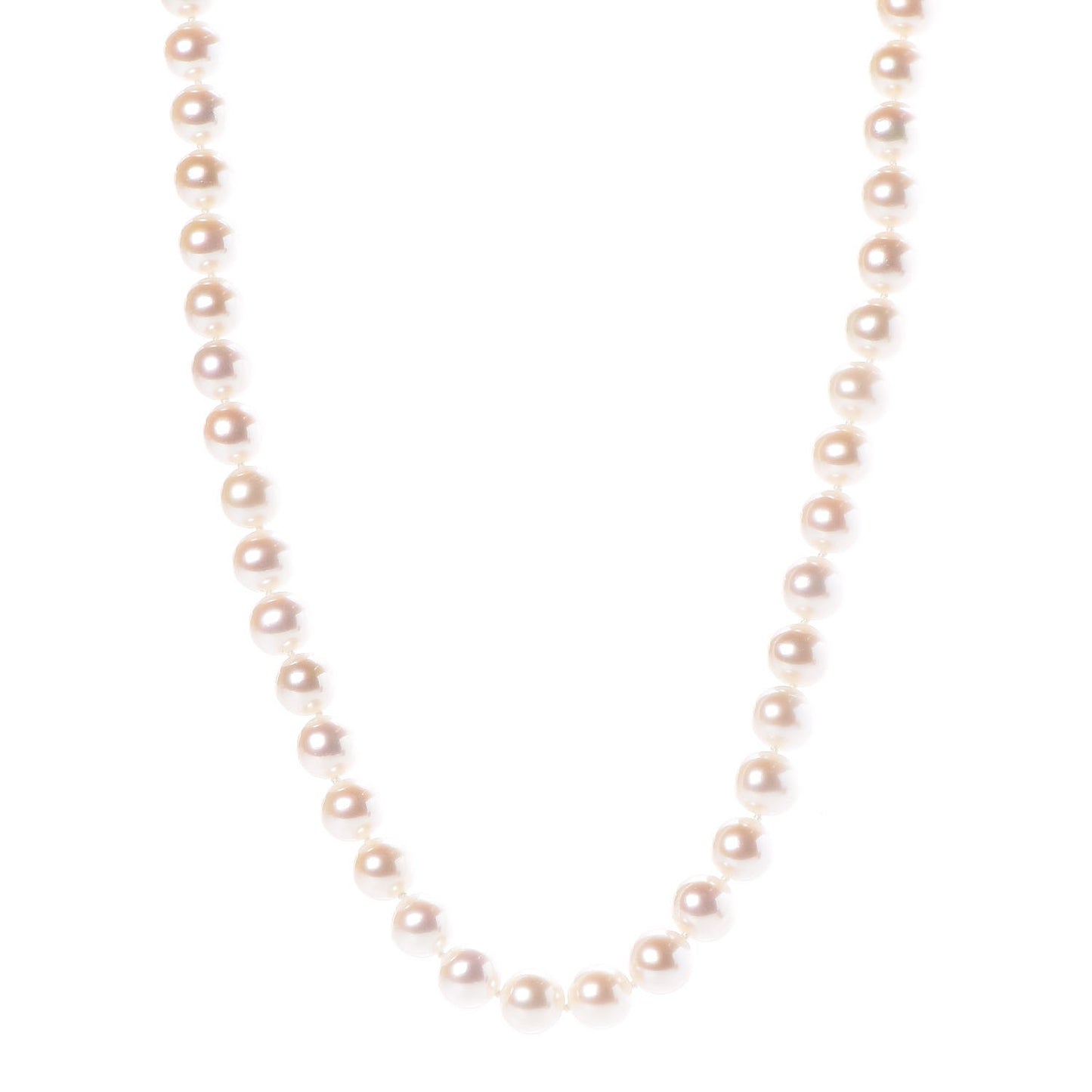Sterling Silver Freshwater Cultured Pearl 9-10mm Ziegfeld Necklace