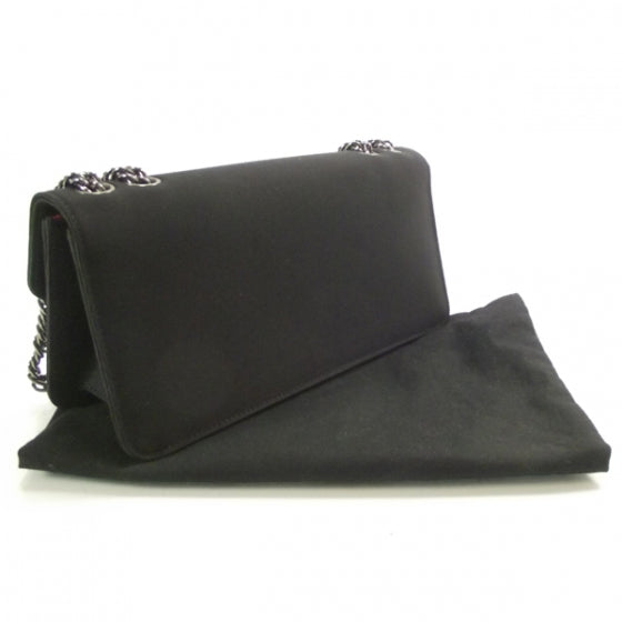 Fabric Evening Flap Black