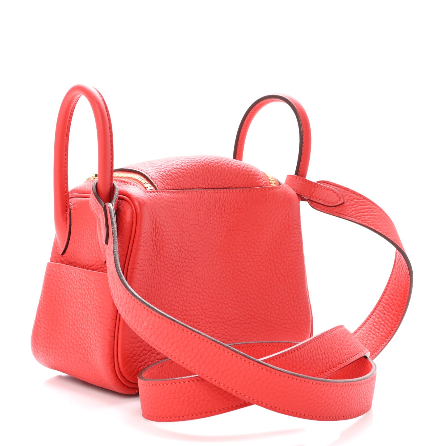 Taurillon Clemence Mini Lindy 20 Rouge de Coeur