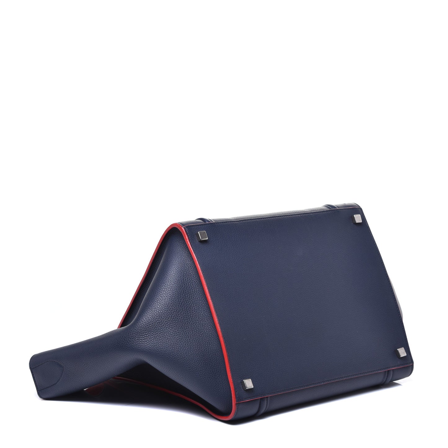Baby Grained Calfskin Medium Phantom Luggage Steel Blue