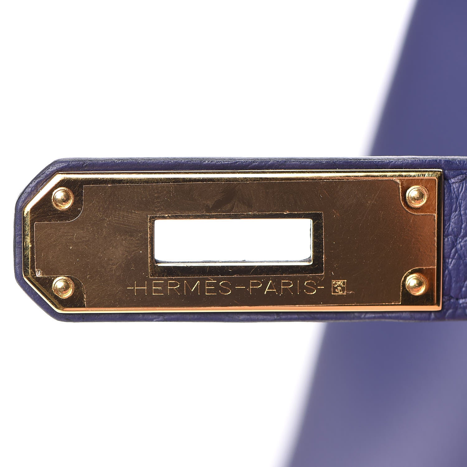 Hermes Taurillon Clemence Kelly Retourne 28 Bleu Encre 34 of 41