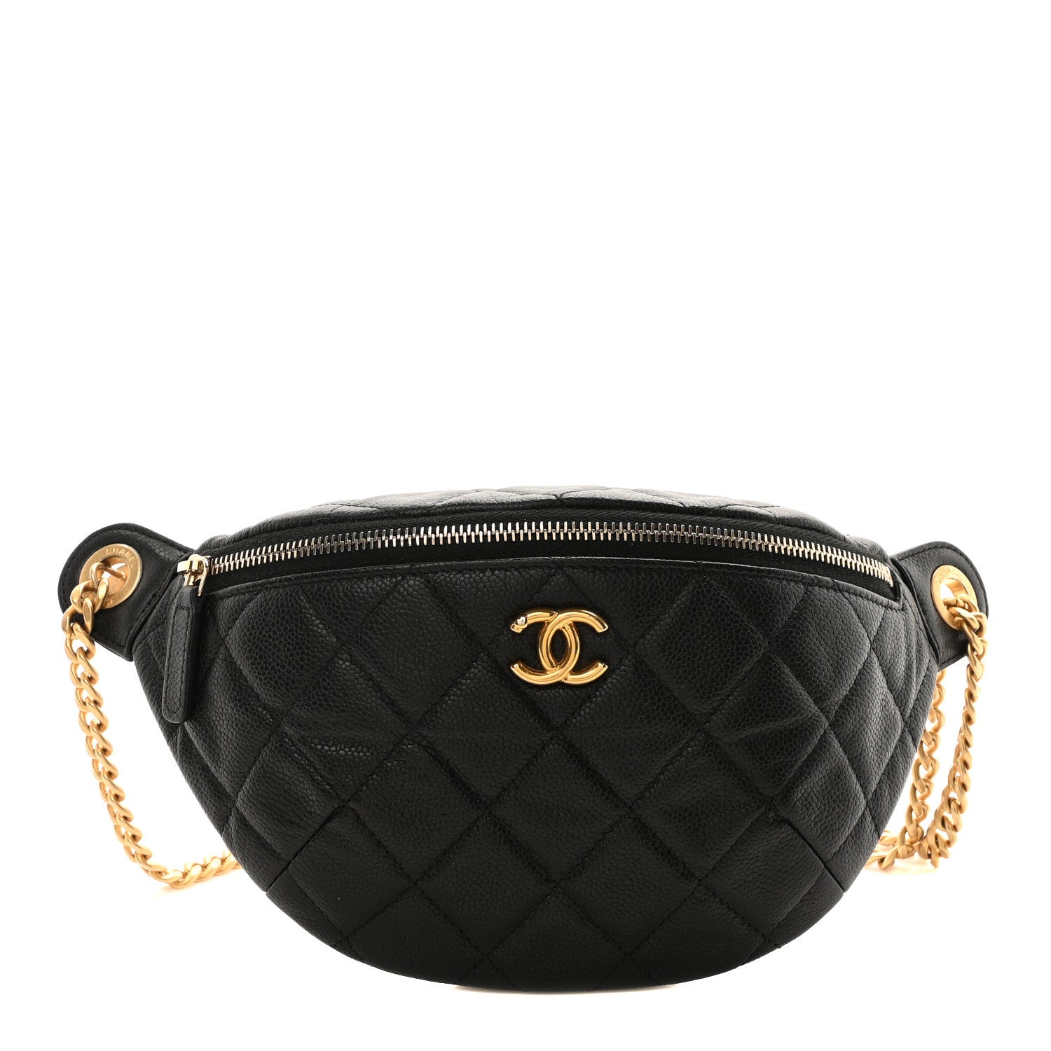 Chanel Caviar Quilted Sweetheart Belt Bag Black 1 of 11