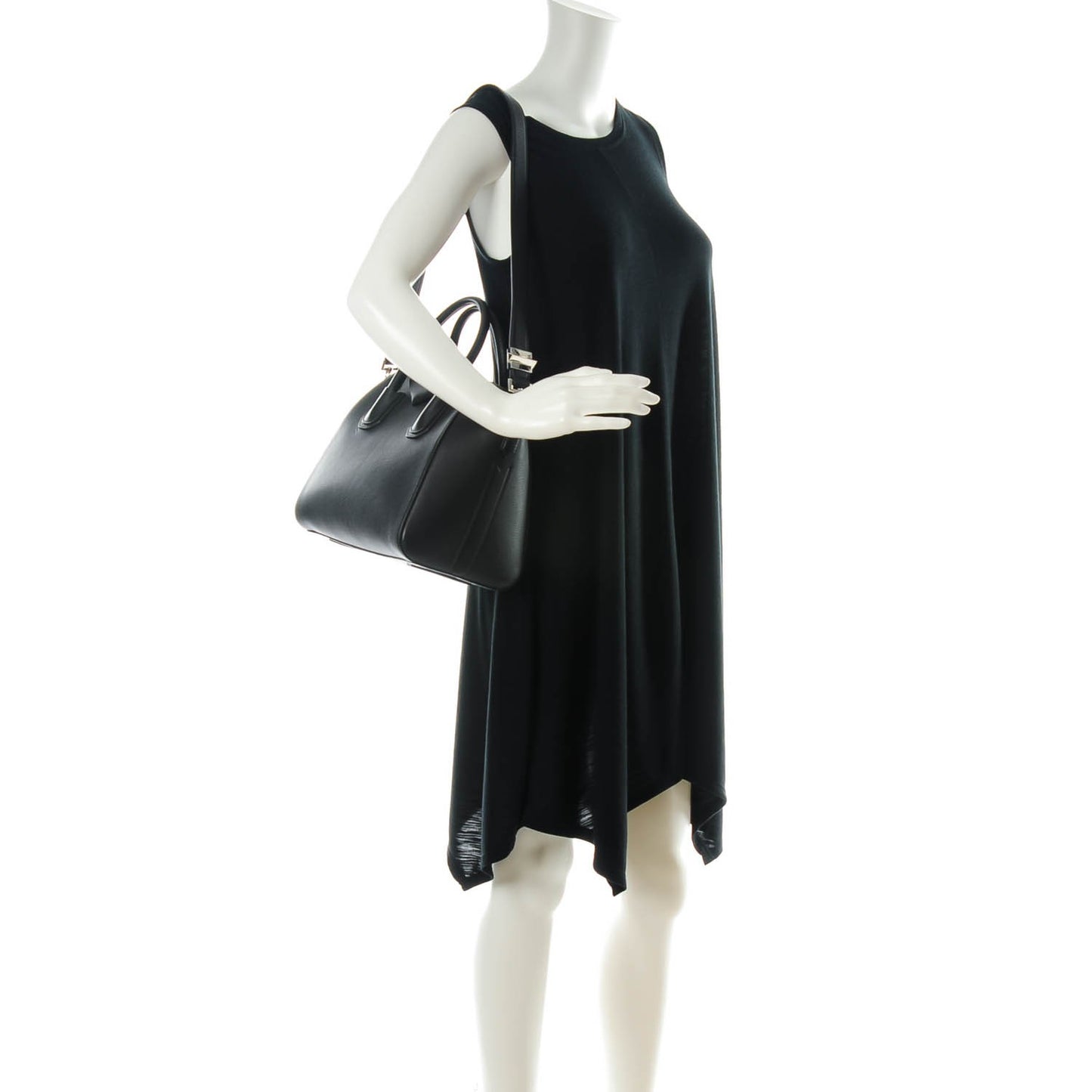 Sugar Goatskin Small Antigona Black