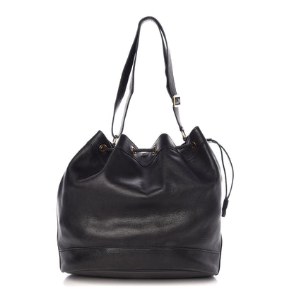 Hermes Evergrain Market Drawstring Bag 28 Black 1 of 8