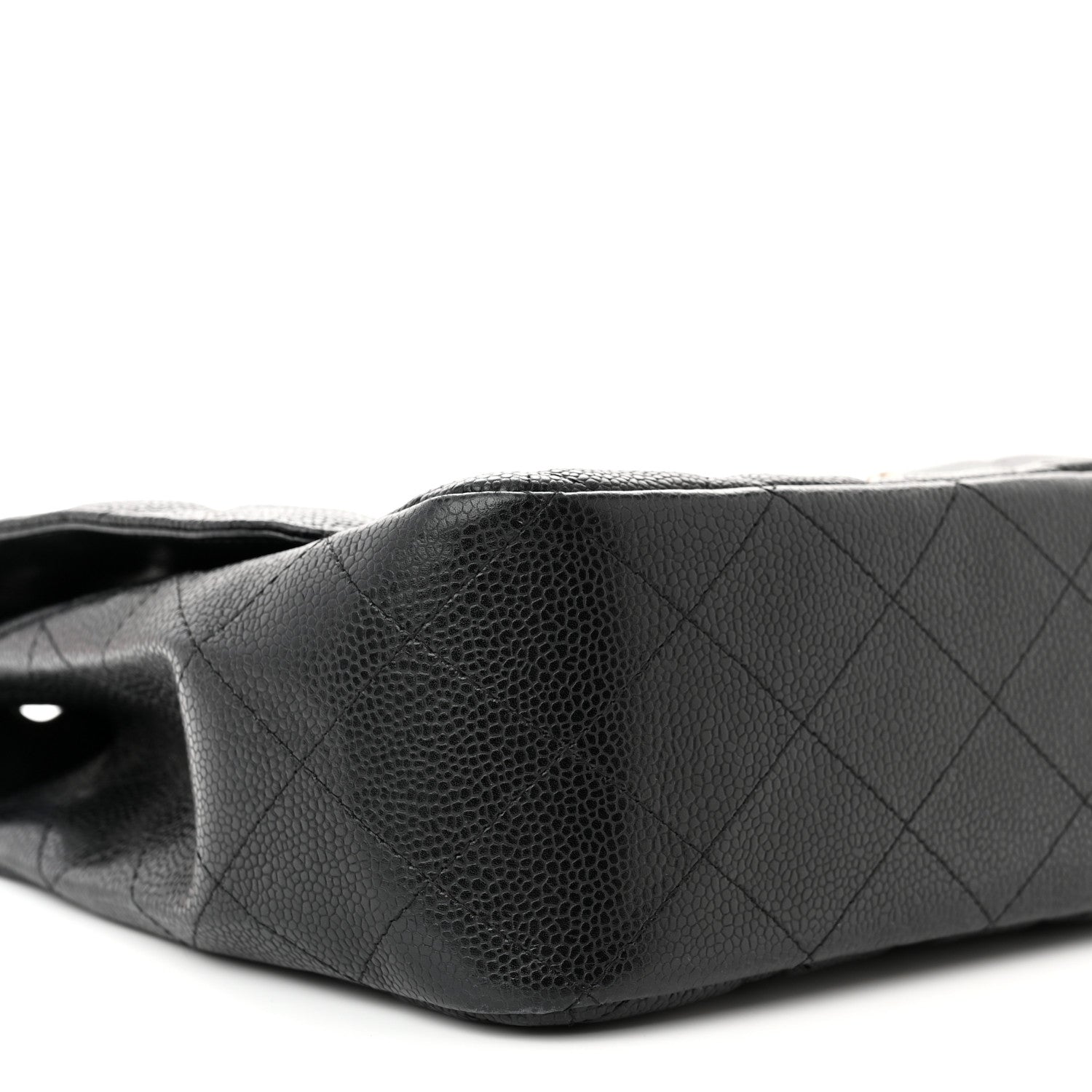 Chanel Caviar Quilted Jumbo Single Flap Black 9 of 11