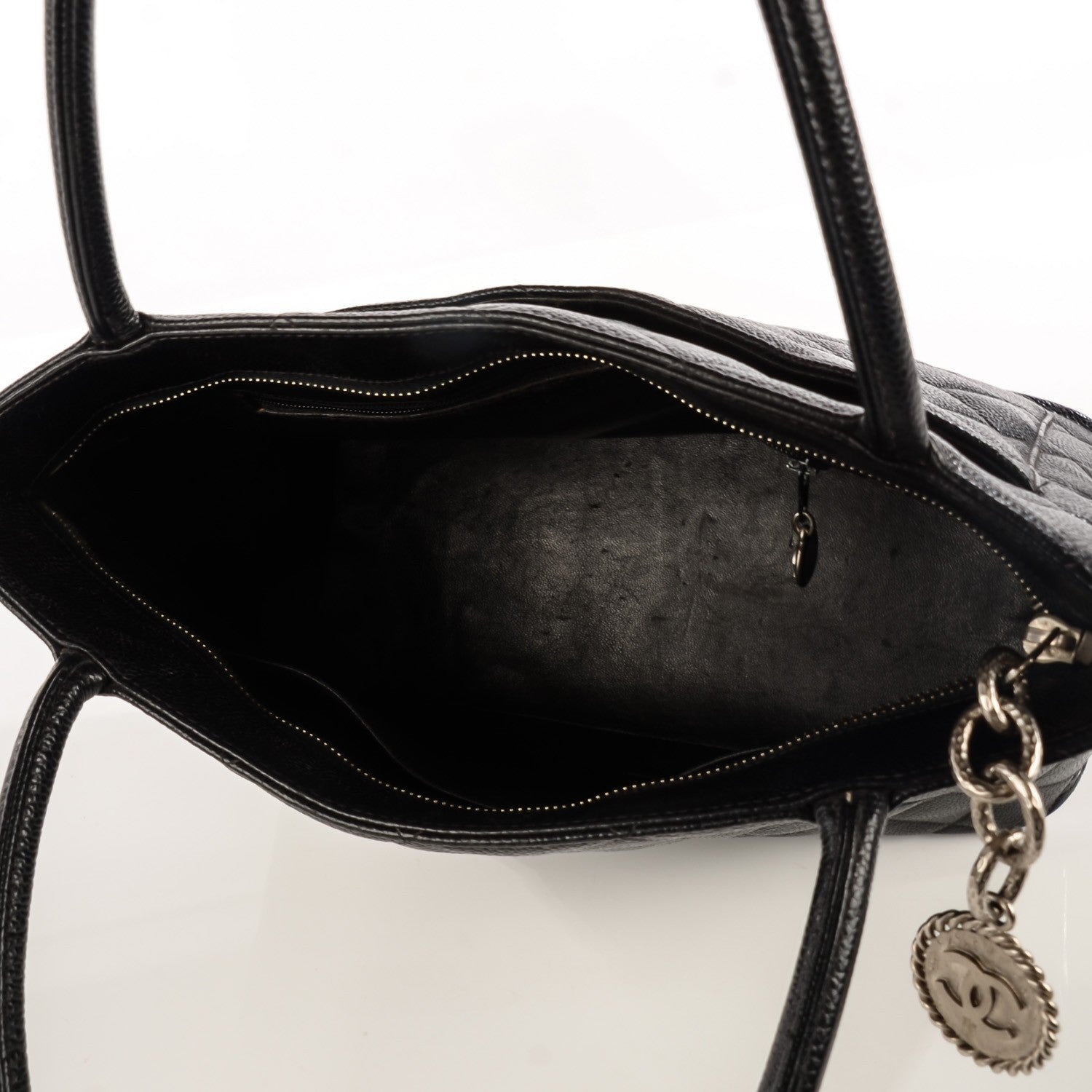 Chanel Caviar Quilted Medallion Tote Black 7 of 7