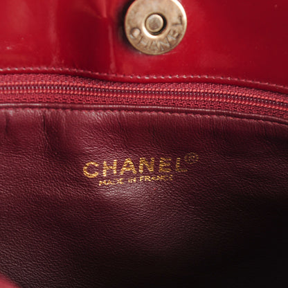 Chanel Patent Bijoux Chain Shoulder Bag Burgundy 6 of 7