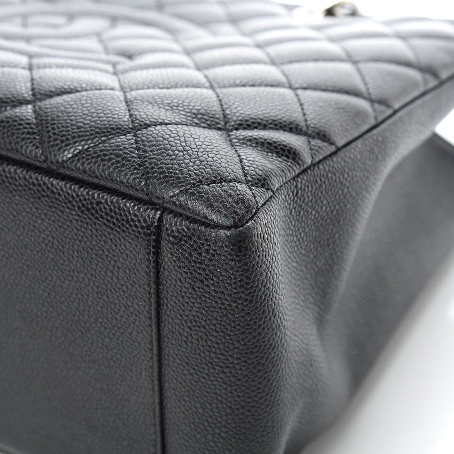 Chanel Caviar Quilted Grand Shopping Tote GST Black 12 of 15