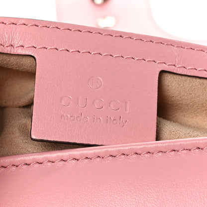 Gucci Calfskin Matelasse Small GG Marmont Shoulder Bag Wild Rose 6 of 9