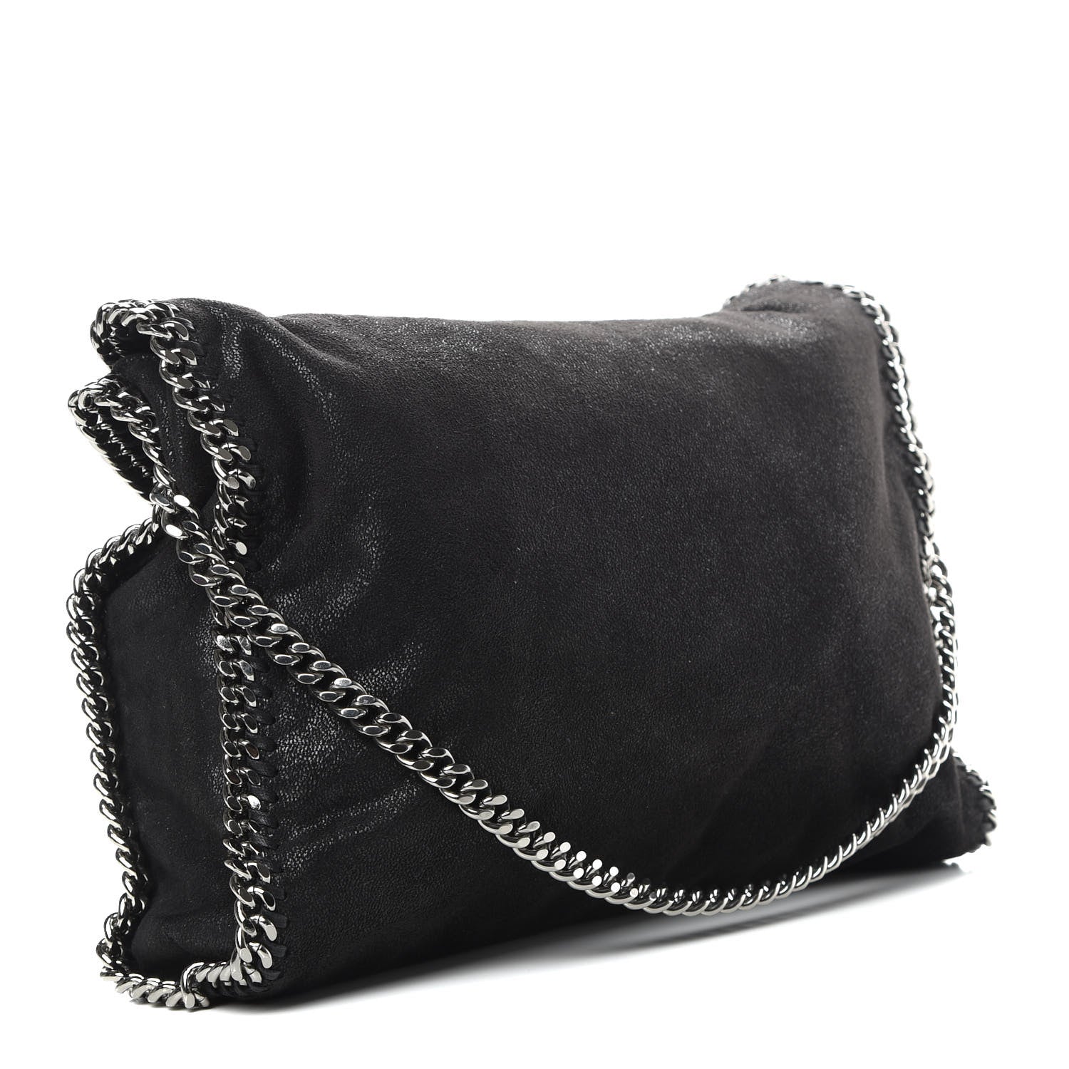 Stella McCartney Shaggy Deer Big Falabella Tote Black 3 of 10