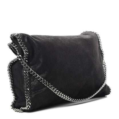 Stella McCartney Shaggy Deer Big Falabella Tote Black 3 of 10