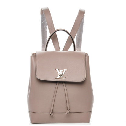 Louis Vuitton Soft Calfskin Lockme Backpack Mastic 1 of 7