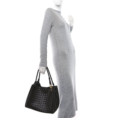 Bottega Veneta Nappa Intrecciato Large Andiamo Parachute Shoulder Bag Fondant 2 of 9