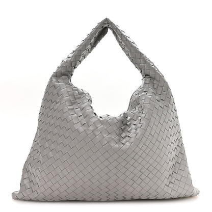 Bottega Veneta Calfskin Intrecciato Large Hop Sterling 1 of 10