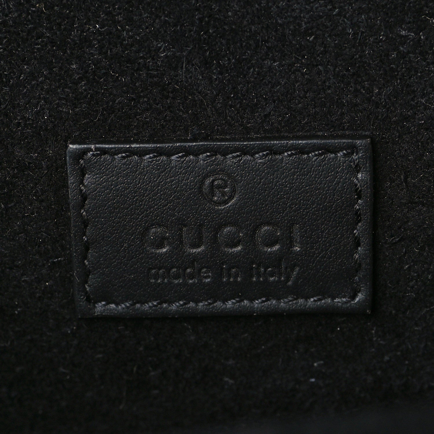 Gucci GG Supreme Monogram Suede Crystal Small Dionysus Shoulder Bag Beige Ebony Black 6 of 8