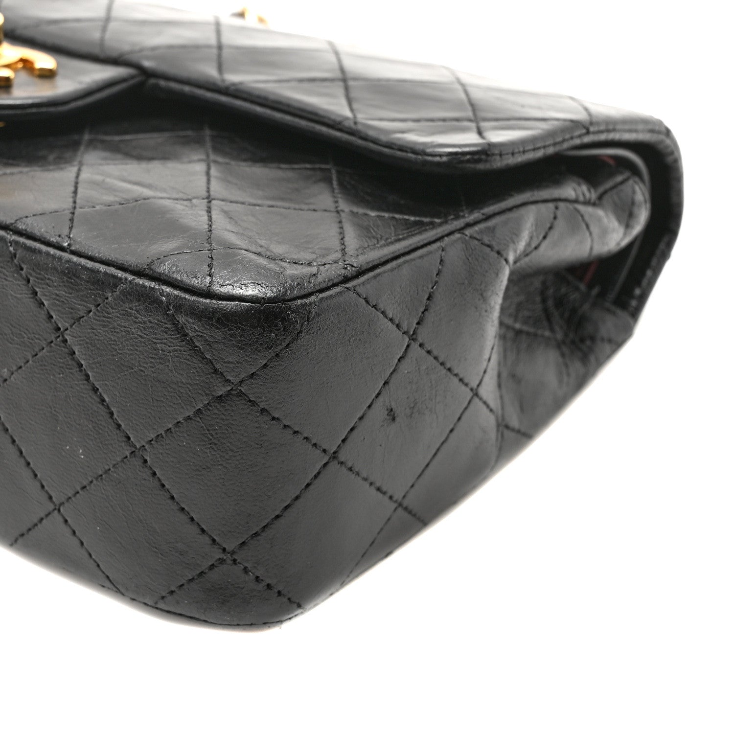 Chanel Lambskin Quilted Small Double Flap Black 10 of 10