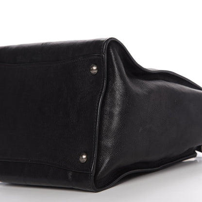 Prada Glace Calf Twin Pocket Tote Black 7 of 14
